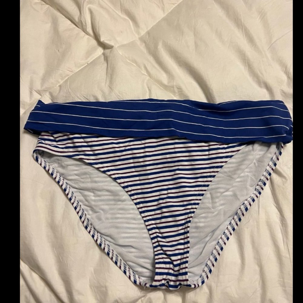 Tommy Bahama red white and blue 4th of July bikini bottoms size L